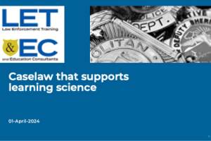 Caselaw that supports learning science