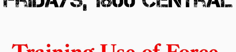 LETsTalk Live Episode 01: Training Use of Force as Use of De-escalation