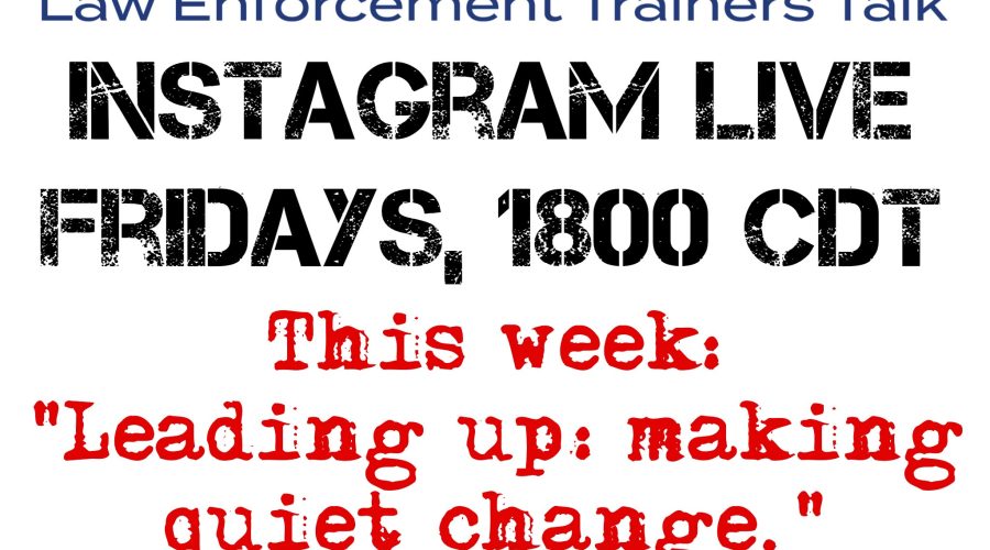 LETs Talk Live 02: Leading up: making quiet change